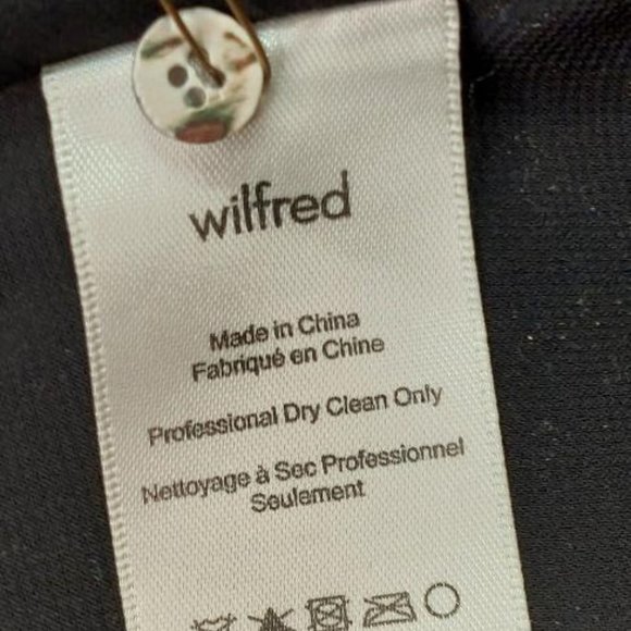 Wilfred Velvet Silk Blend Sleeveless A-Line Shift Dress - Size XS - Picture 5 of 7